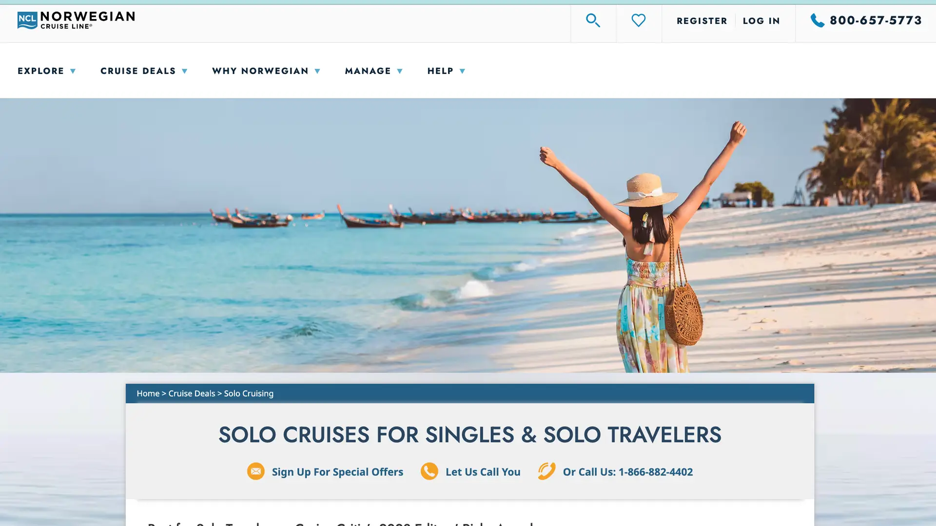 NCL Solo Cruising Norwegian Cruise Lines